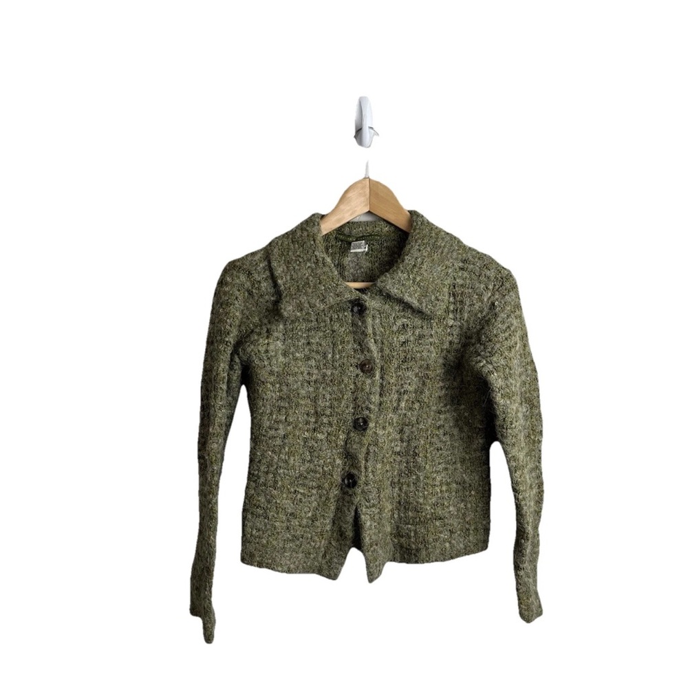 PERUVIAN CONNECTION Sweater Cardigan Cotton Alpaca